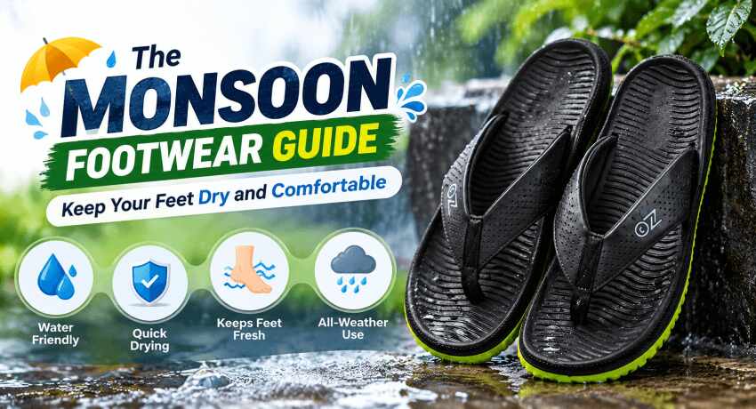 The Monsoon Footwear Guide: Keep Your Feet Dry and Comfortable