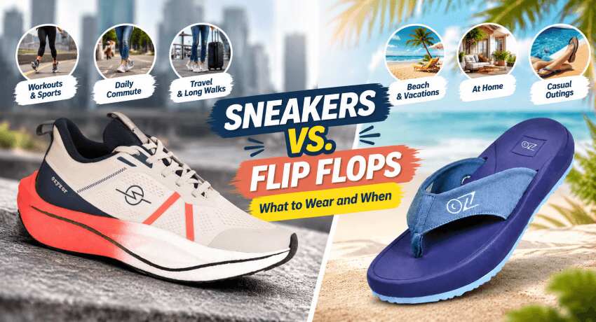 Sneakers vs. Flip Flops: What to Wear and When